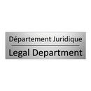 Département Juridique - Legal Department
