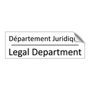 Département Juridique - Legal Department