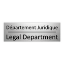 Département Juridique - Legal Department