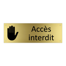 Accès interdit