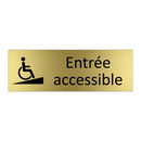 Entrée accessible