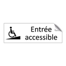 Entrée accessible