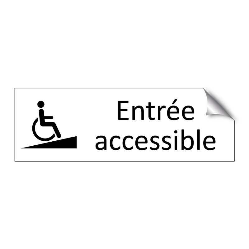 Entrée accessible