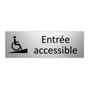 Entrée accessible