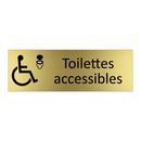 Toilettes accessibles