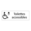 Toilettes accessibles