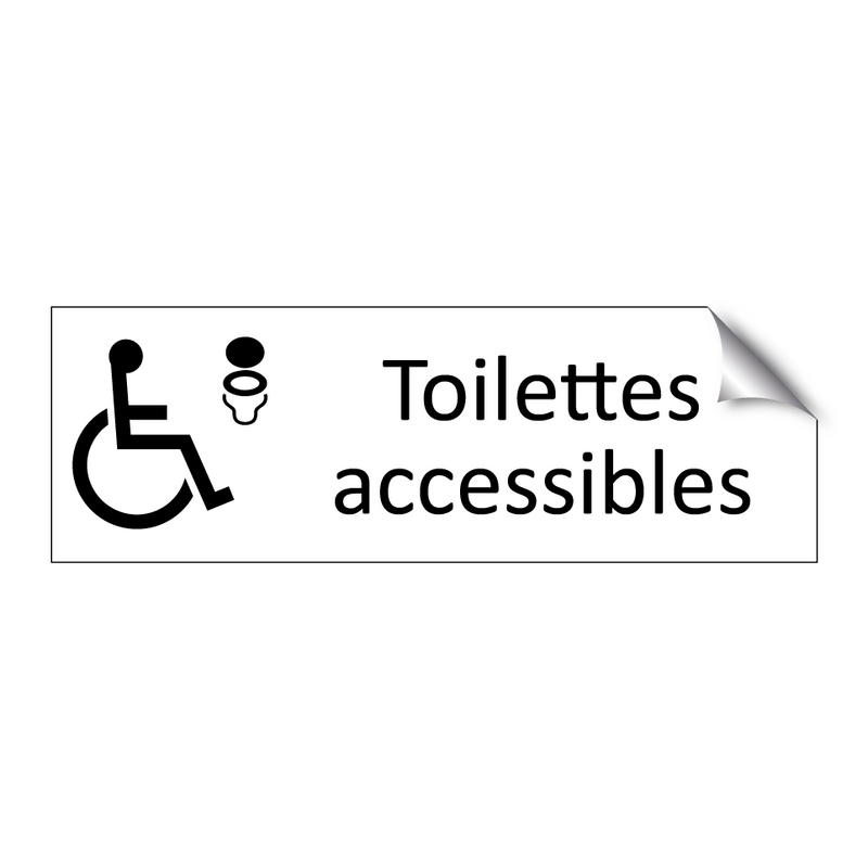 Toilettes accessibles