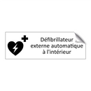 Défibrillateur externe automatique à l'intérieur