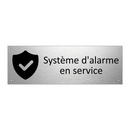 Système d'alarme en service