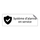 Système d'alarme en service