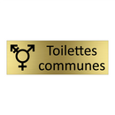 Toilettes communes