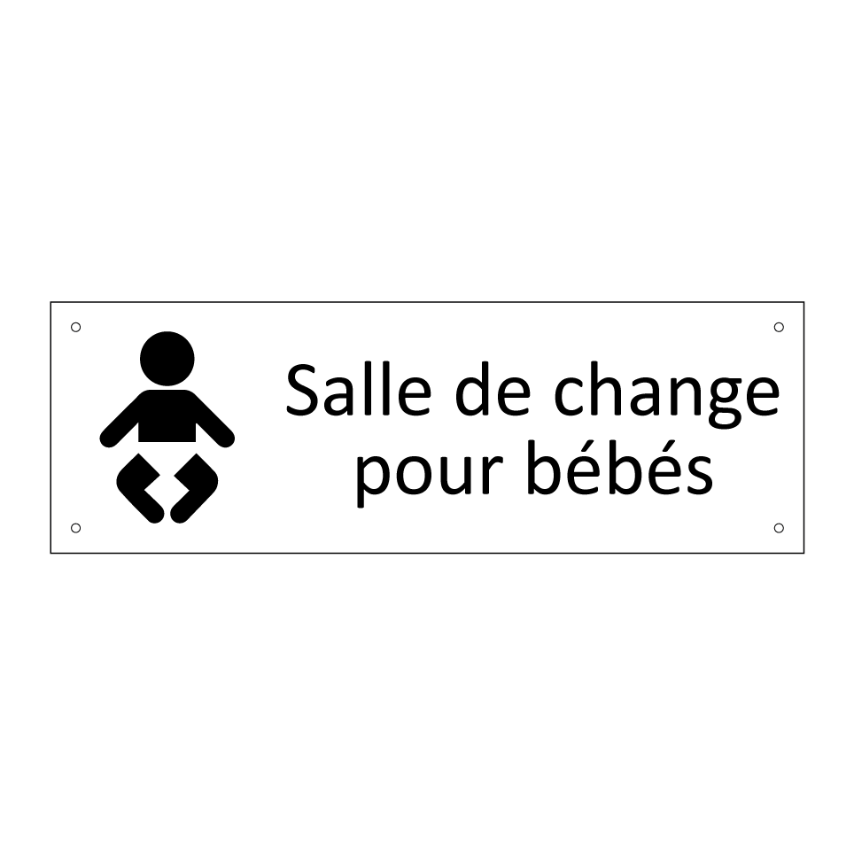 Salle de change pour bébés