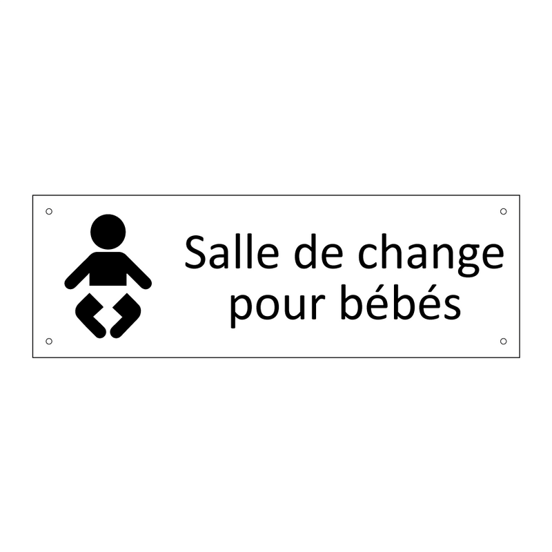 Salle de change pour bébés