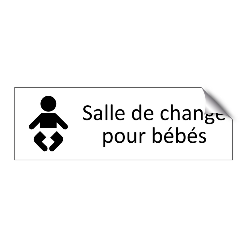 Salle de change pour bébés