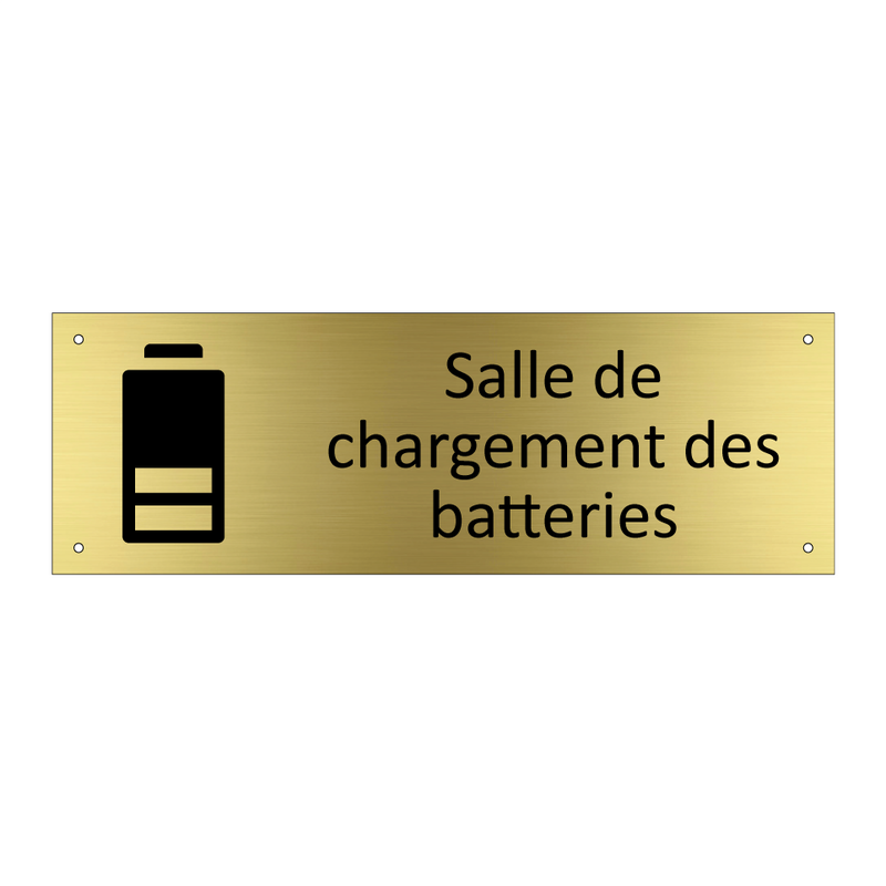 Salle de chargement des batteries