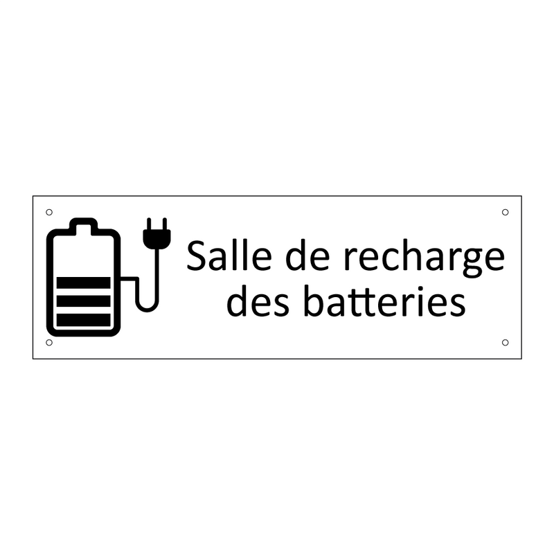Salle de recharge des batteries