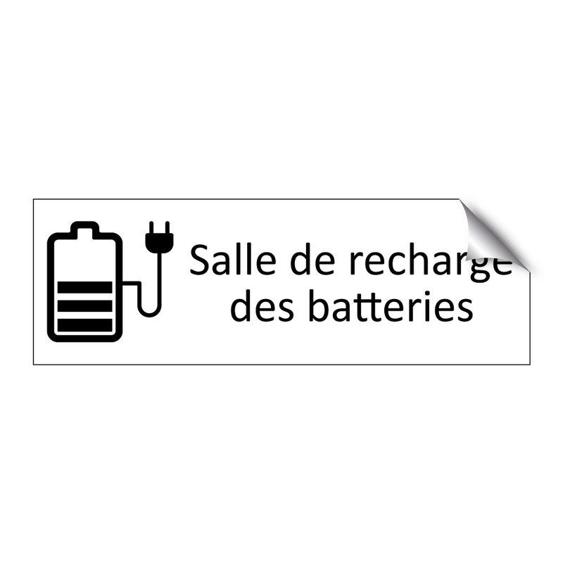Salle de recharge des batteries