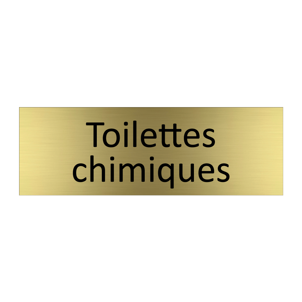 Toilettes chimiques