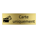 Carte uniquement