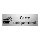 Carte uniquement