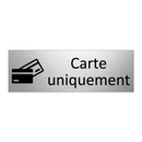 Carte uniquement