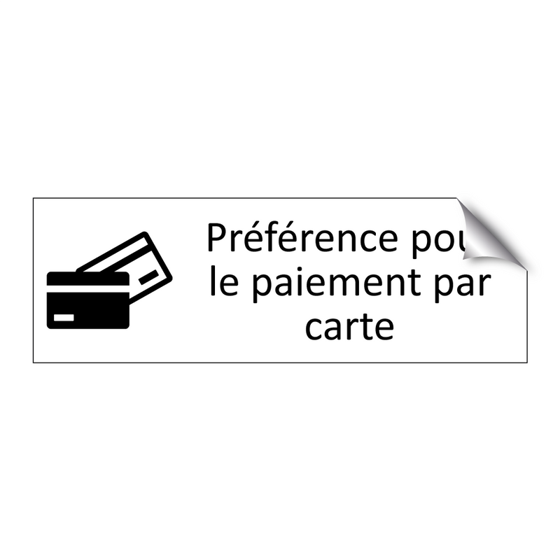 Préférence pour le paiement par carte