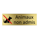 Animaux non admis