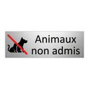 Animaux non admis