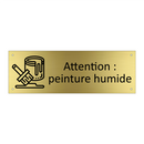 Attention : peinture humide
