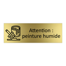 Attention : peinture humide