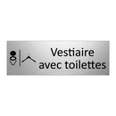 Vestiaire avec toilettes