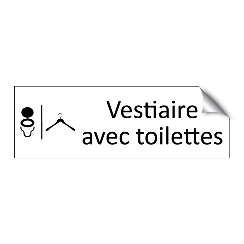 Vestiaire avec toilettes