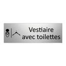 Vestiaire avec toilettes