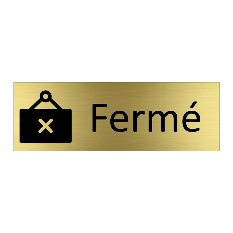 Fermé