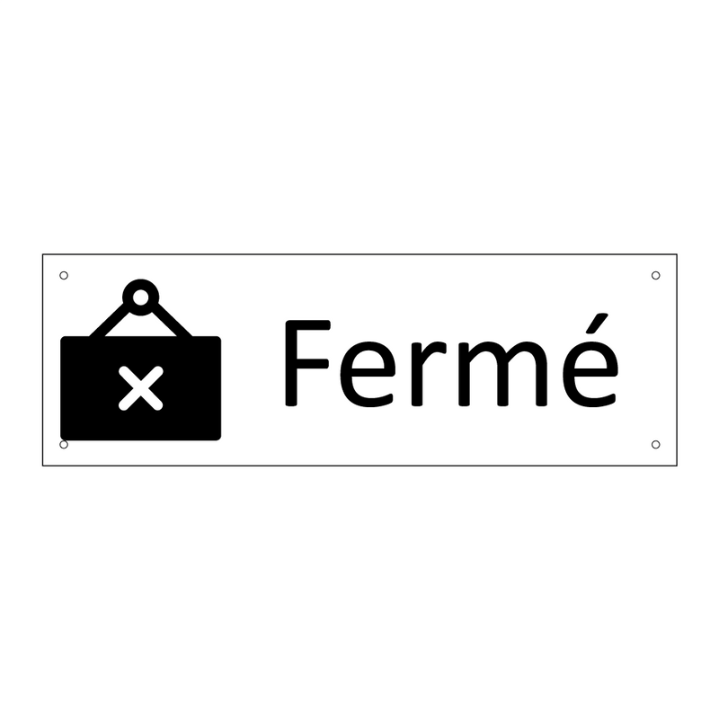Fermé