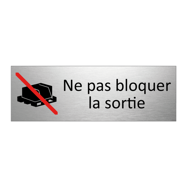 Ne pas bloquer la sortie