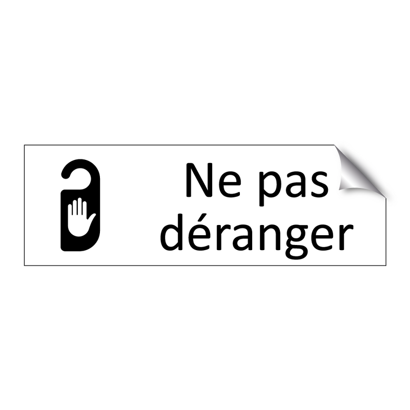 Ne pas déranger