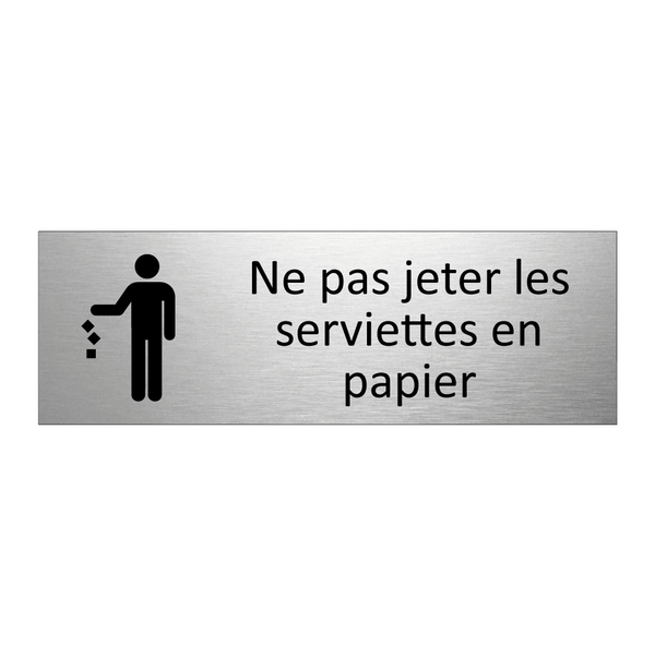Ne pas jeter les serviettes en papier