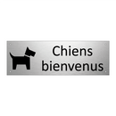 Chiens bienvenus