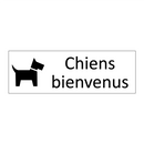Chiens bienvenus