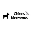 Chiens bienvenus