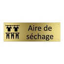 Aire de séchage