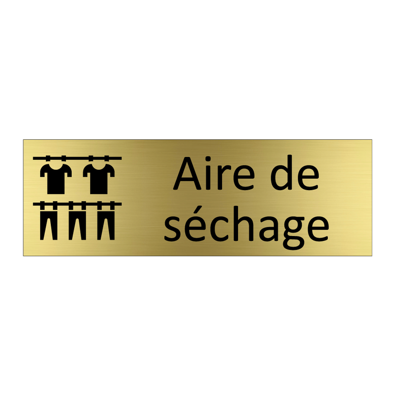 Aire de séchage