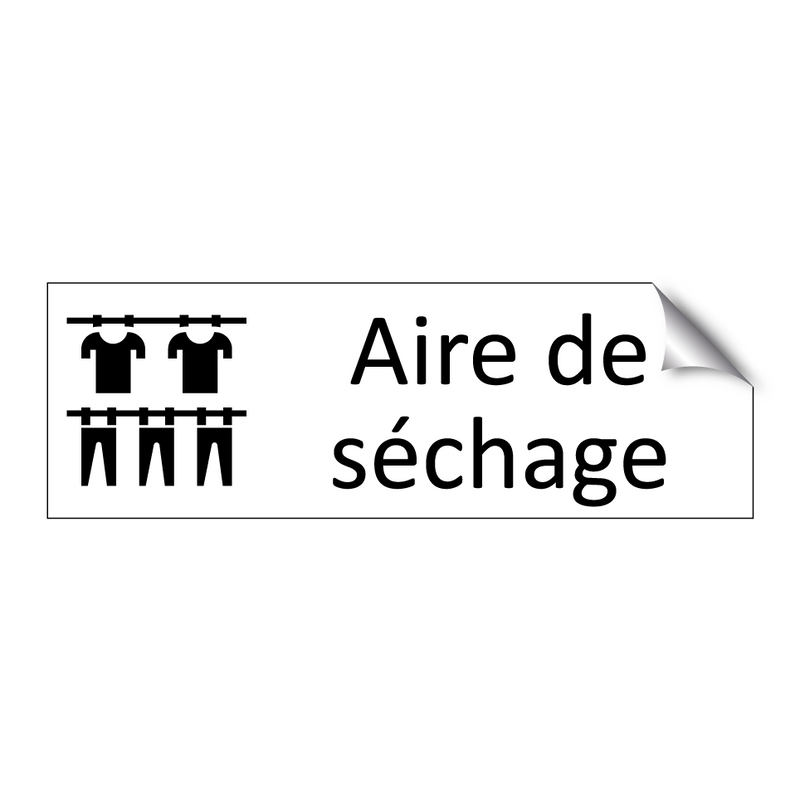 Aire de séchage