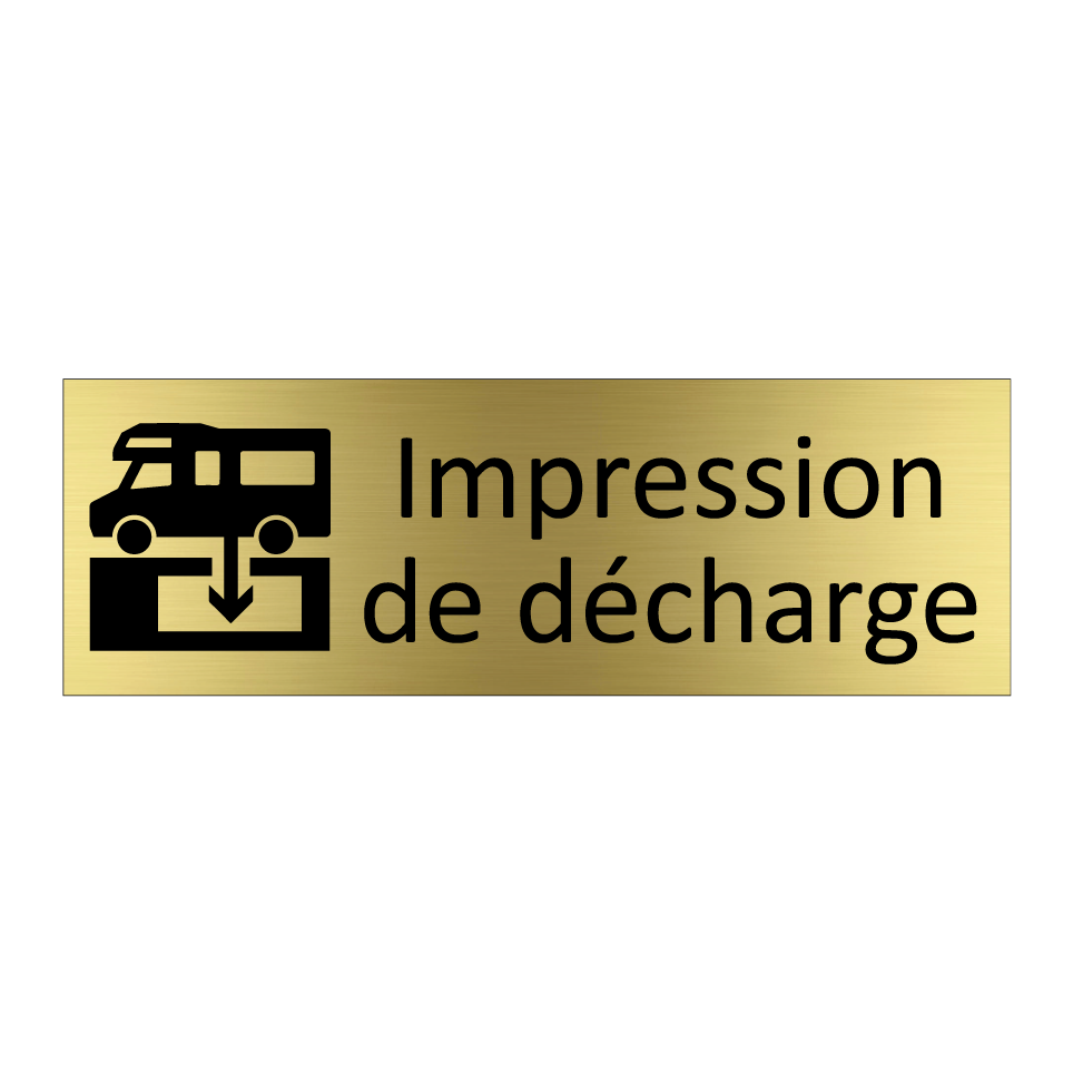 Impression de décharge
