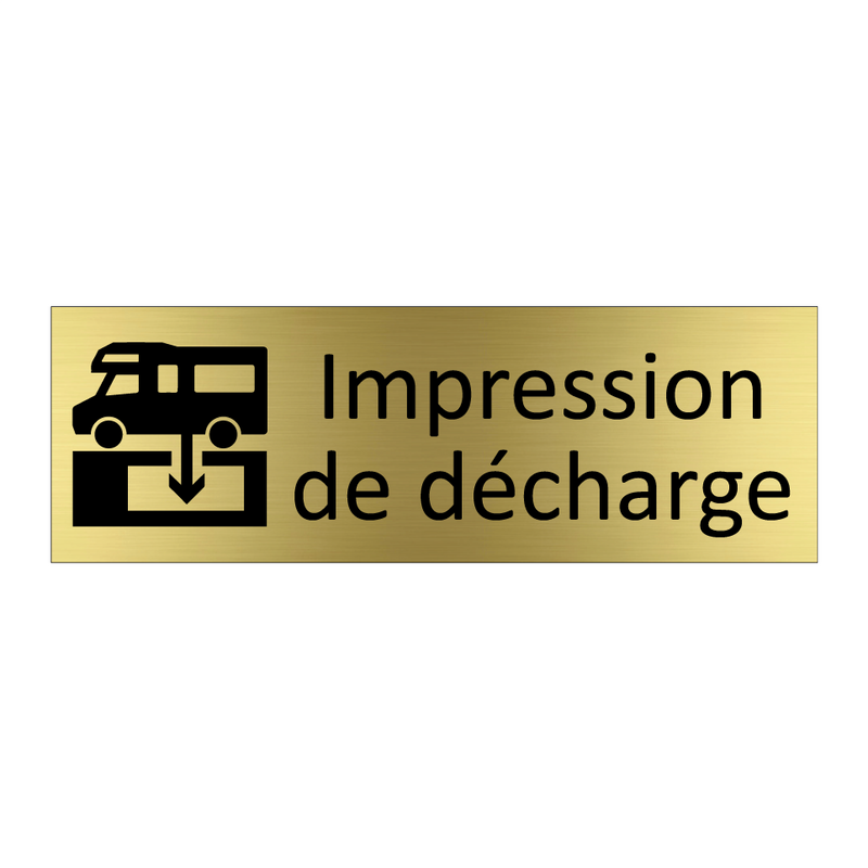 Impression de décharge