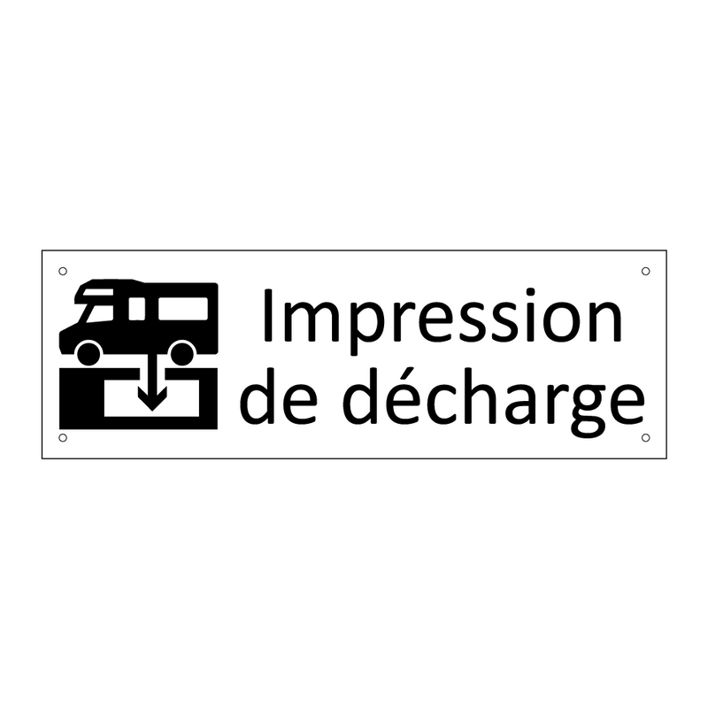 Impression de décharge