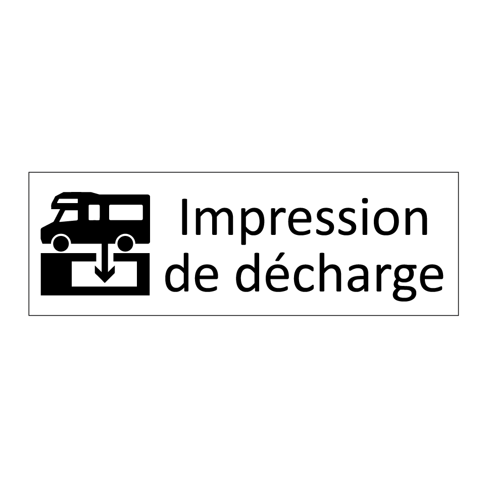 Impression de décharge