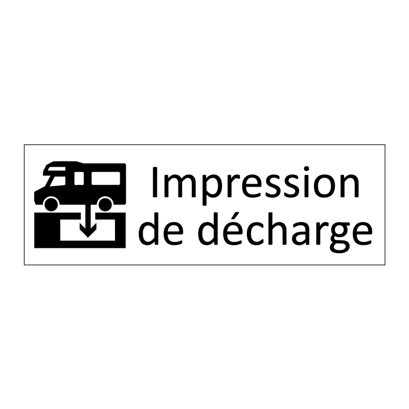 Impression de décharge