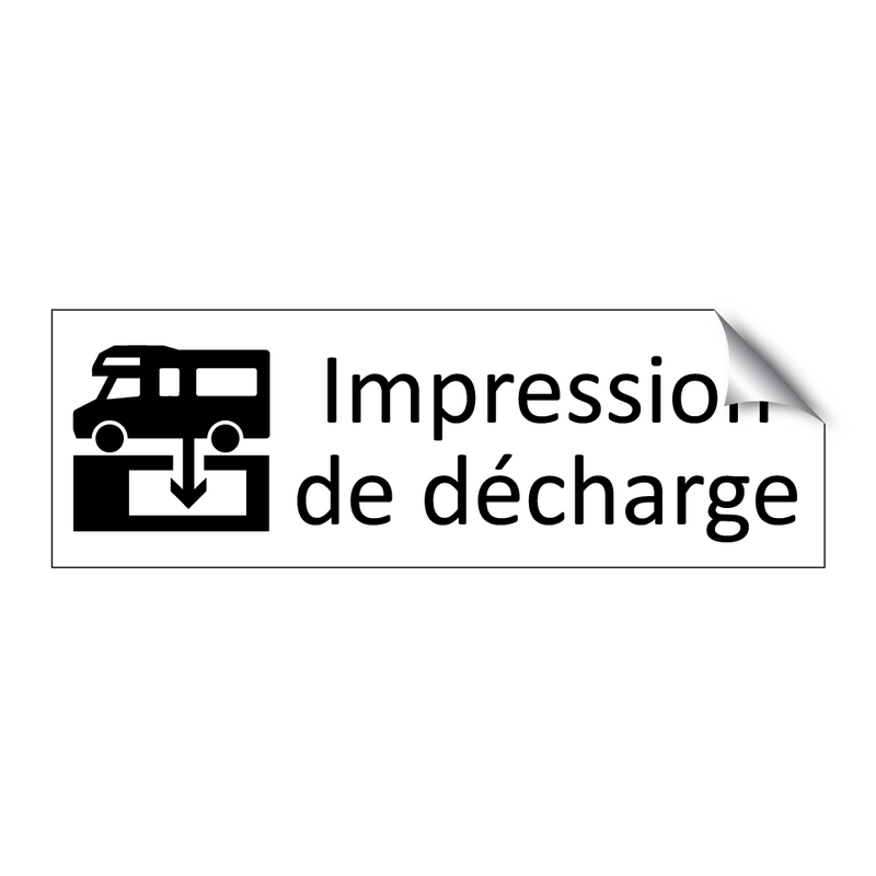 Impression de décharge